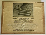 Vintage Abbott Coin Packaging Tray