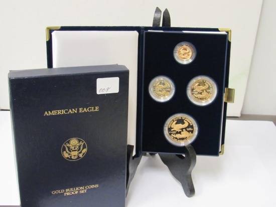 1997 Gold American Eagle Bullion Proof 4 Coin Proof Set