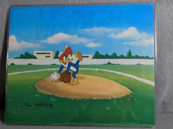Walter Lantz(American 1899?1994)"Wind Up"Woody Woodpecker Animation Cel Signed & Numbered 137/200