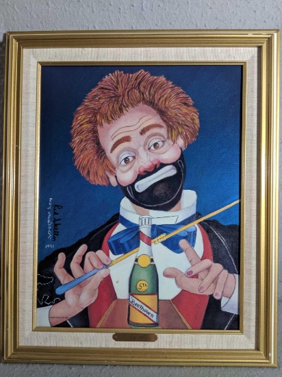 Red Skelton"Conducting Beethoven's Fifth "Limited Edition Canvas Reproduction Signed & Numbered