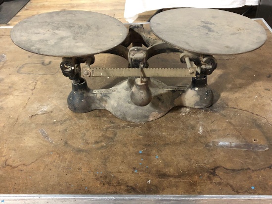 Vintage Detecto Scales No. 2 Cast Iron Scale Jacobs Bros. Inc. New York N.Y.