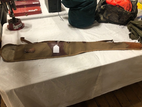 43" Canvas & Leather Soft Gun Case