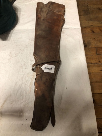 35" Leather Rifle Scabbard