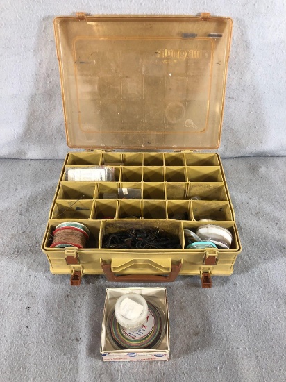 Assortment Of Fishing Tackle Boxes & Contents