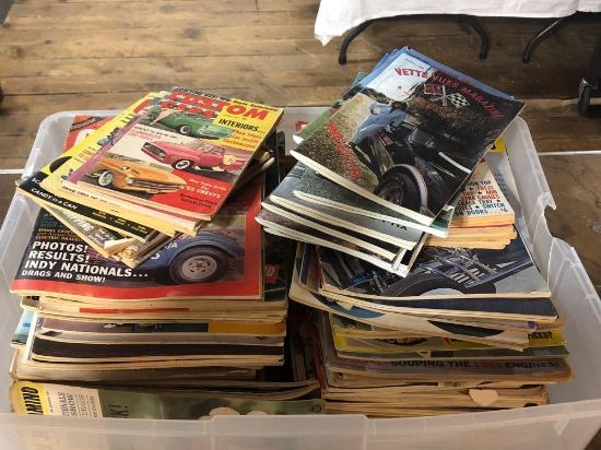 Large Assortment Of Corvette Magazines & Other Classic Cars