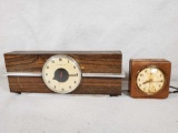 (1) Herman Miller Art Deco Clock & (1) General Electric Clock