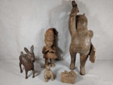 Assorted Early 1900's Paper Mache Molds