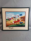 Bill Hanna & Joe Barber The Flinstones Animation Production Cell Signed & Numbered AP15/30