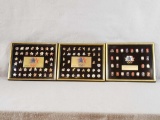 Series 1-3 1981-1984 Limited Edition Olympiad Collectors Pins Framed w/ Plaques