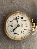 Waltham Pocket Watch Unadjustable 10K Gold Plate 17 Jewel