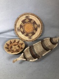 (3) Indian baskets