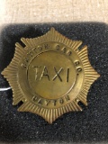 Vintage Dayton Cab Co. TAXI Badge