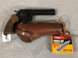 Crossman Model 357 .177 Cal Pellet Revolver w/ Leather Holster & (5) CO2 Cylinders