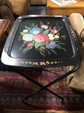 Hand Painted Floral TV Tray