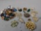 Bag of Brooches and Clipon Earrings