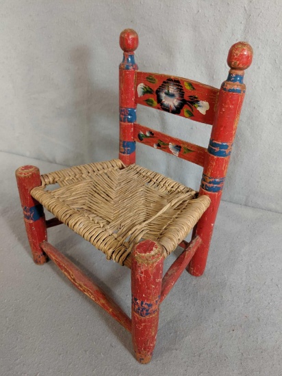 Children's Ladder Back Rabbit Ear Chair