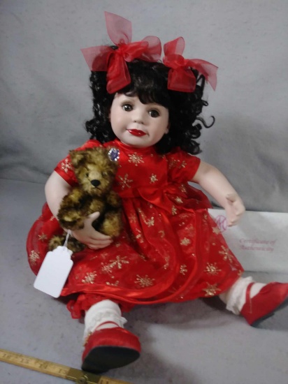 Annette Funicello...Christmas Holiday, a Marie Osmond porcelain doll