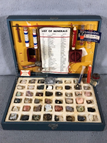 Vintage Mineralogy Kit