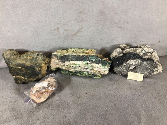 Highgrade Cactus Laer Agate, Chalocite, Malachite, & Pyrite