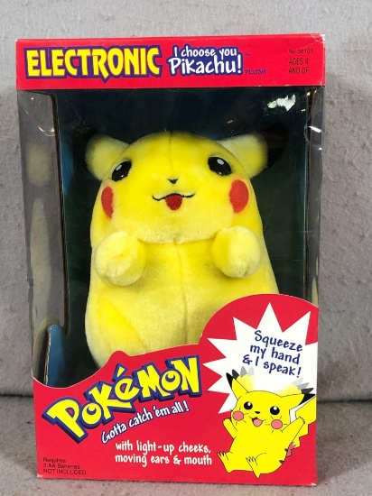 Electronic I Choose You Pikachu NIB