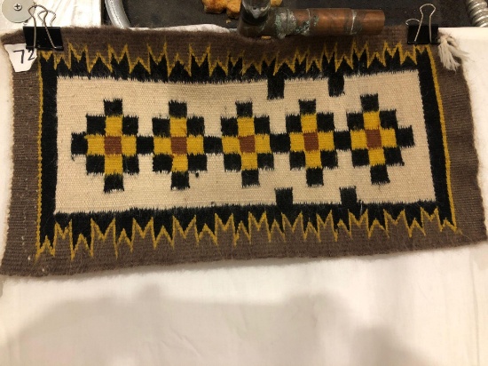 9" x 18" Navajo Rug