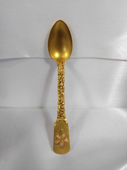 18K GOLD 'DAWSON' DEMITASSE SPOON