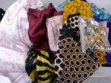 Assortment of scarves w/scarf rings