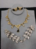 (5) Piece set of Earrings, and Necklace