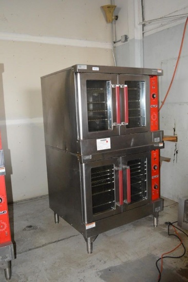 2007 Vulcan VC6ED Double Stack Deep Depth Stainless Steel Convection Ovens, Like New Condition