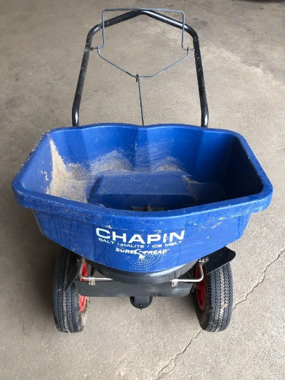Chapin 80088 Salt Spreader 80lb Residential Push Spreader