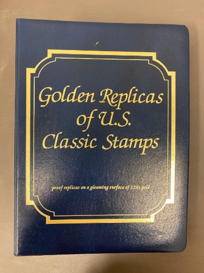 Golden Replicas of United States Classic Stamps
