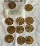 Lot of 11 Sacagawea and Native American Dollars