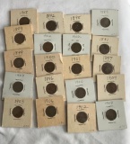 Lot of 20 assorted Indian Head Pennies
