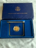 Gold 1987 Us Constitution Bicentennial $5.00 gold coin