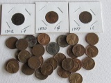 Mixed Lot of Indian Head and Wheat Cents
