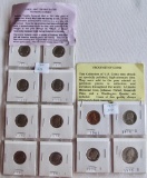 Mixed lot of Marked Uncirculated Coins