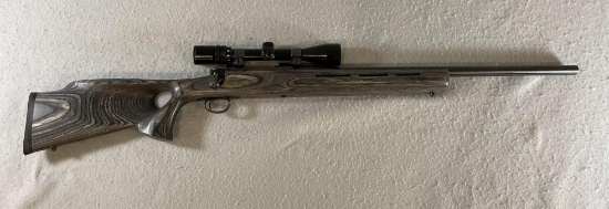 Remington 700 rifle 6mm, caliber 6mm Bolt Action, w/ Bushnell Scope, Boyds Thumbhole Laminated Stock