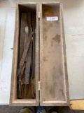 Large Assortment Of Files w/ Wooden Box