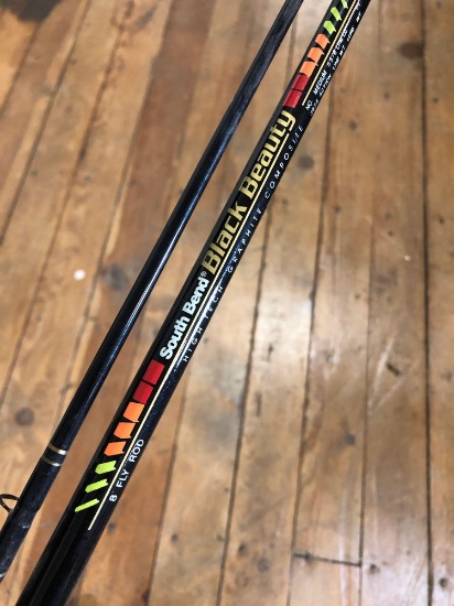 South End "Black Beauty" 2 Piece Graphite Composite 8' Fly Fishing Rod