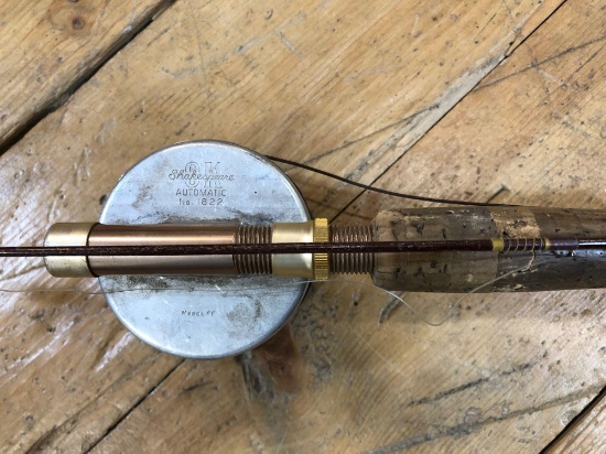 8' Fiberglass Fly Fishing Rod w/ Reel