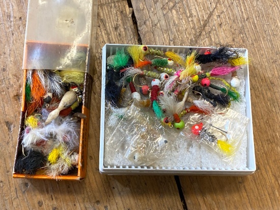 Assorted Vintage fishing Flies