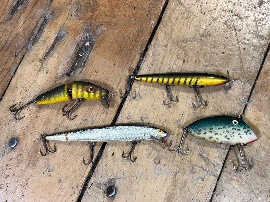 (4) Vintage Fishing Lures