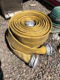 (3)100? Fire Hoses, 5? Couplings, 200 PSI, 1 Hose is missing a coupling