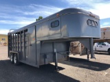 1988 Circle J Livestock Trailer