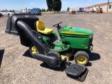 John Deere GT235 Riding Mower with Bagging System