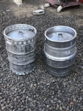 2 - Aluminum Kegs