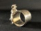 Silver Plated Meridian and Company Napkin Ring w/ Boy Pushing Ring