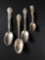 (4) Sterling Silver Spoons