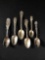(6) Sterling Silver Souvenir Spoons