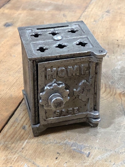 Vintage Cast Iron Home Safe